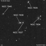 NGC 7837 - галактика. Описание NGC 7837:, Галактика в созвездии Рыбы