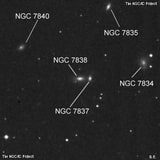 NGC 7838 - галактика. Описание NGC 7838:, Галактика в созвездии Рыбы