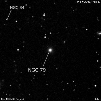 NGC 79 - галактика. Описание NGC 79:, Галактика в созвездии Андромеда