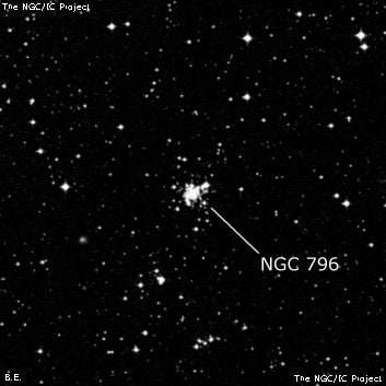NGC 796 - рассеянное скопление звёзд. Описание NGC 796:, Рассеянное скопление в созвездии Южная Гидра