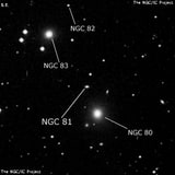 NGC 81 - спиральная галактика. Описание NGC 81:, Галактика в созвездии Андромеда