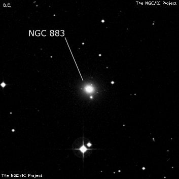 NGC 883 - галактика. Описание NGC 883:, Галактика в созвездии Кит