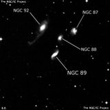 NGC 89 - спиральная галактика с баром. Описание NGC 89:, Галактика в созвездии Феникс
