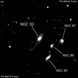 NGC 92 - спиральная галактика. Описание NGC 92:, Галактика в созвездии Феникс