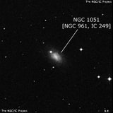 NGC 1051 - галактика. Описание NGC 1051:, Объект глубокого космоса в созвездии Кит